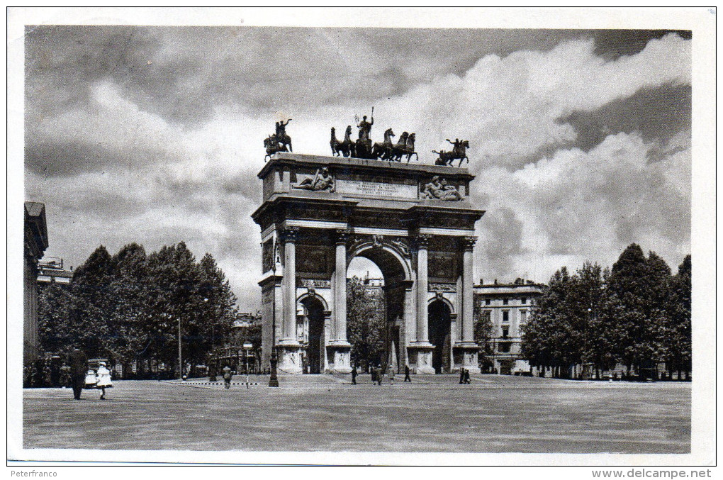 B - Milano -  Arco Della Pace - Annullo Mostra Filatelica - Milano (Milan)