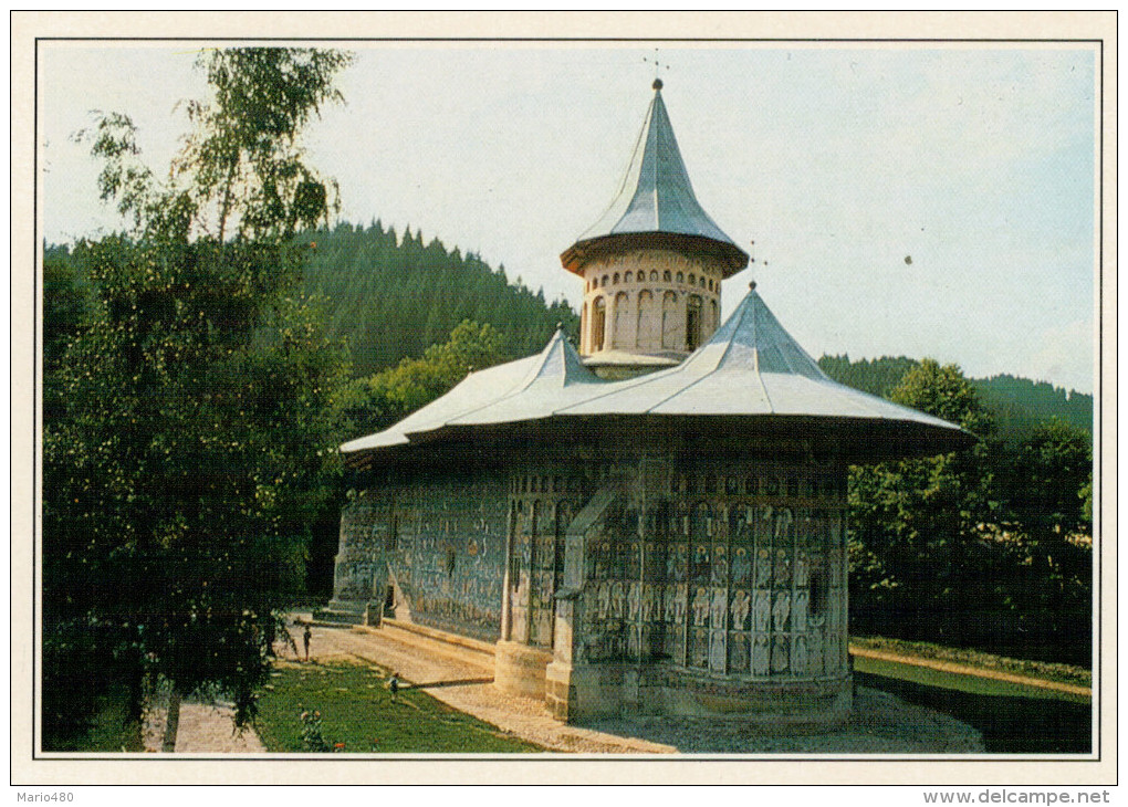 MOLDAVIA:  MONASTERO  DI  VORONET       (NUOVA Con Descrizione Del Luogo Sul Retro) - Romania