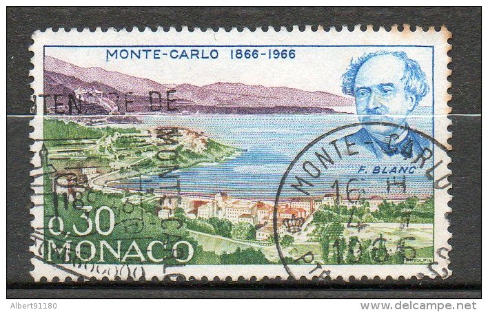 MONACO  Centenaire De Monte-Carlo 1966  N° 692 - Oblitérés