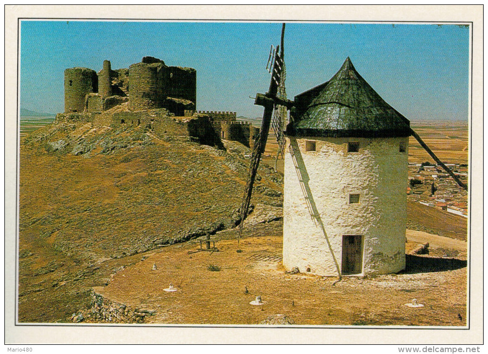 LA MANCHA:  MULINO  A  CONSUEGRA       (NUOVA Con Descrizione Del Luogo Sul Retro) - Other & Unclassified