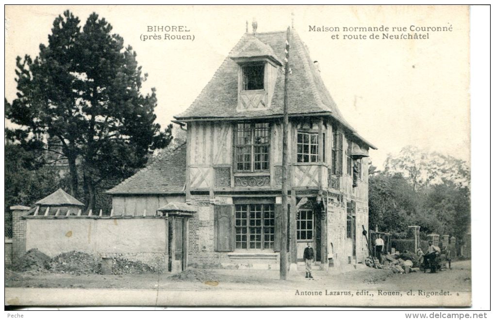 N°4967A -cpa Bihorel -maison Normande Rue Couronné- - Bihorel