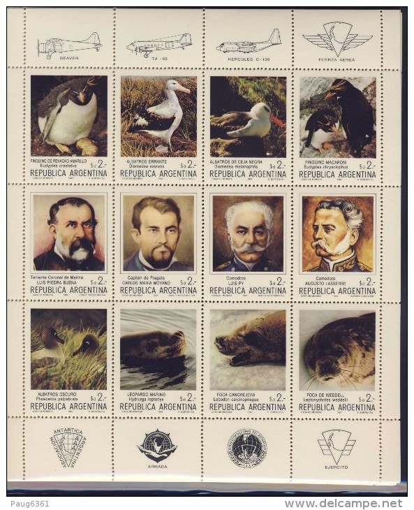 ARGENTINE 1983 ANTARTIQUE-OISEAUX SCOTT N° NEUF MNH** - Autres & Non Classés