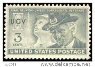 USA 1951 Scott 998, United Confederate Veterans Final Reunion Issue, MNH (**) - Unused Stamps