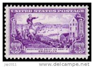 USA 1951 Scott 1003, Battle Of Brooklyn Issue, MNH (**) - Neufs