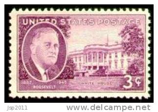 USA 1945 Scott 932, Franklin D. Roosevelt Issue 3c, MNH ** - Neufs