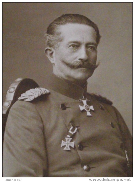 Général Moritz VON BISSING (1844-1917) - Officier Prussien - Guerre 1914-18 - WW1 - Voyagée Le 2 Août 1916 - A Voir ! - Guerre 1914-18