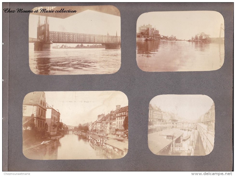 STRASBOURG - EXCEPTIONNEL LOT DE 49 PHOTOS ANCIENNES - PORT - PONT - MOULINS - EGLISE - RUES - NECROPOLE - TRAMWAY ... - Lieux