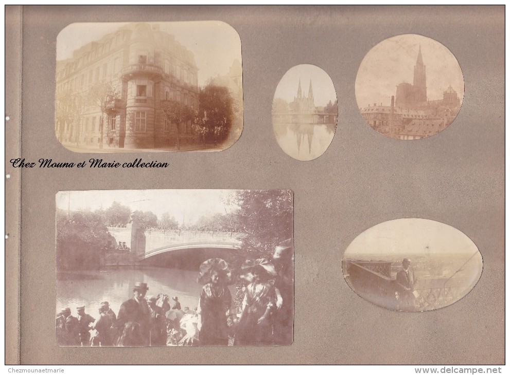 STRASBOURG - EXCEPTIONNEL LOT DE 49 PHOTOS ANCIENNES - PORT - PONT - MOULINS - EGLISE - RUES - NECROPOLE - TRAMWAY ...