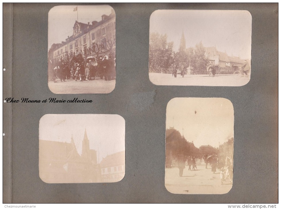 STRASBOURG - EXCEPTIONNEL LOT DE 49 PHOTOS ANCIENNES - PORT - PONT - MOULINS - EGLISE - RUES - NECROPOLE - TRAMWAY ...