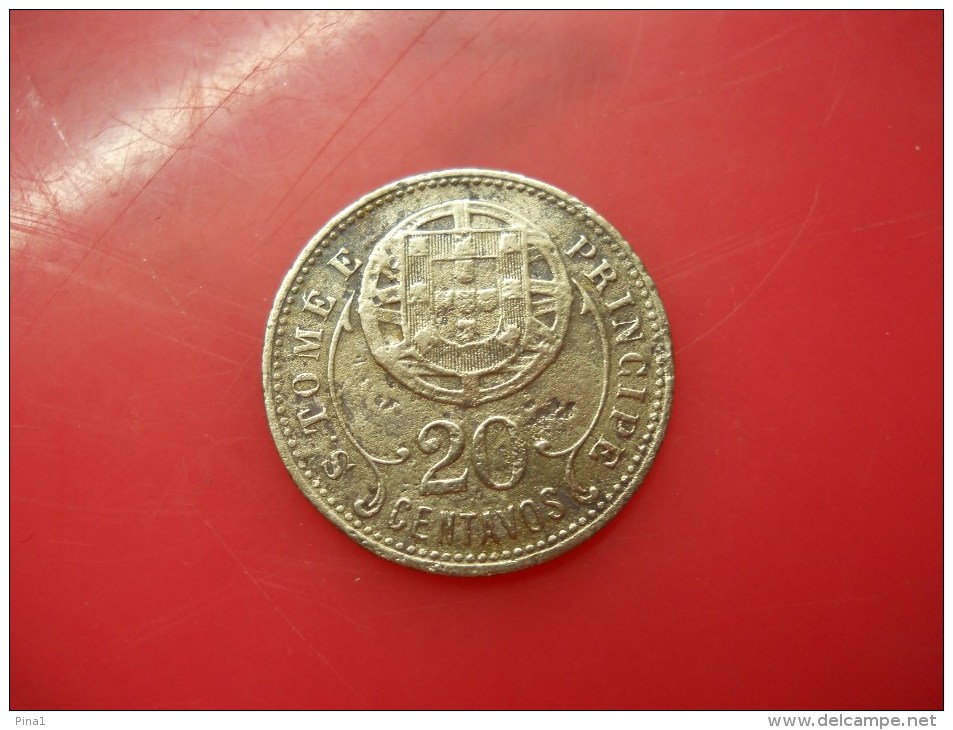 SÃO TOMÉ E PRÍNCIPE 20 CENTAVOS 1929 - Sao Tome Et Principe