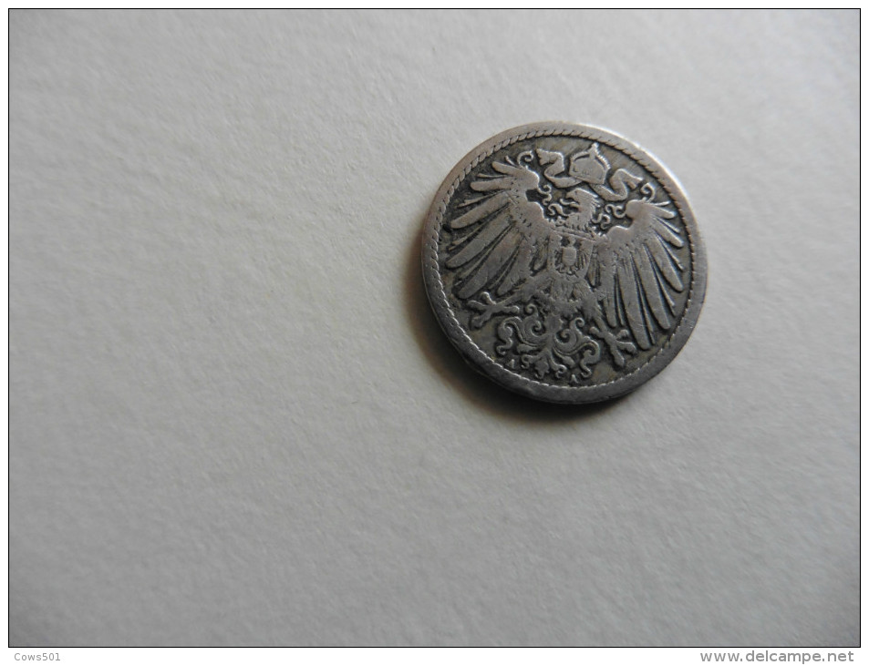 Allemagne : 5  Pfennig 1891 Deutsches Reich - Otros & Sin Clasificación