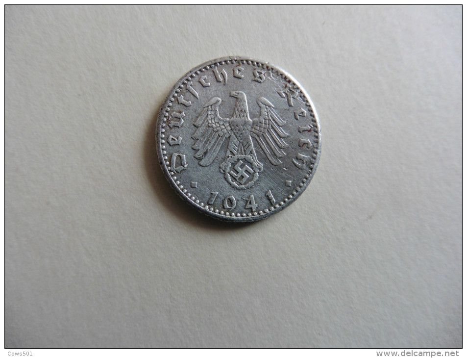 Allemagne : 5 0   Pfennig 1941  Deutsches Reich - Otros & Sin Clasificación