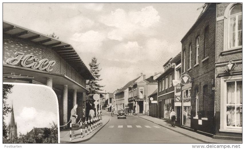 ÄLTERE POSTKARTE GRUSS AUS EMSDETTEN SCHWIMMBAD KIRCHE HILL Swimming Pool Church église Postcard Cpa AK Ansichtskarte - Emsdetten