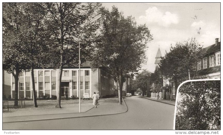 ÄLTERE POSTKARTE GRUSS AUS EMSDETTEN SCHWIMMBAD KIRCHE HILL Swimming Pool Church église Postcard Cpa AK Ansichtskarte - Emsdetten