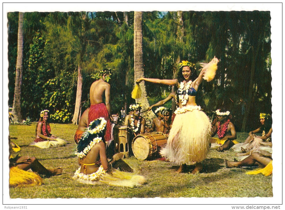 Oceanie - Polynesie Française-tahiti - Daseuse De Otea - Otea Dancing Girl (2scann) - Französisch-Polynesien