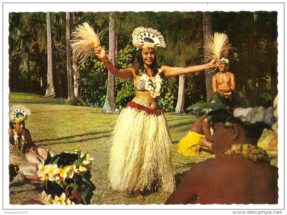 Oceanie - Polynesie Française-tahiti - Daseuse De Otea - Otea Dancing Girl (2scann) - Französisch-Polynesien