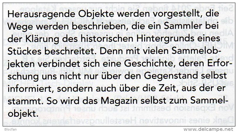 Wertvolles Sammeln 2/2015 Neu 15€ MICHEL Sammel-Objekte Luxus Informationen Of The World New Special Magazine Of Germany - Duits