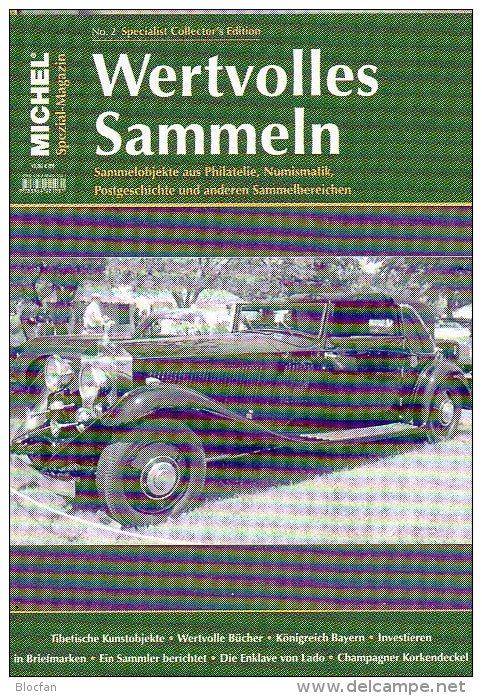 MICHEL Wertvolles Sammeln 2/2015 Neu 15€ Sammel-Objekte Luxus Informationen Of The World New Special Magazine Of Germany - Other & Unclassified