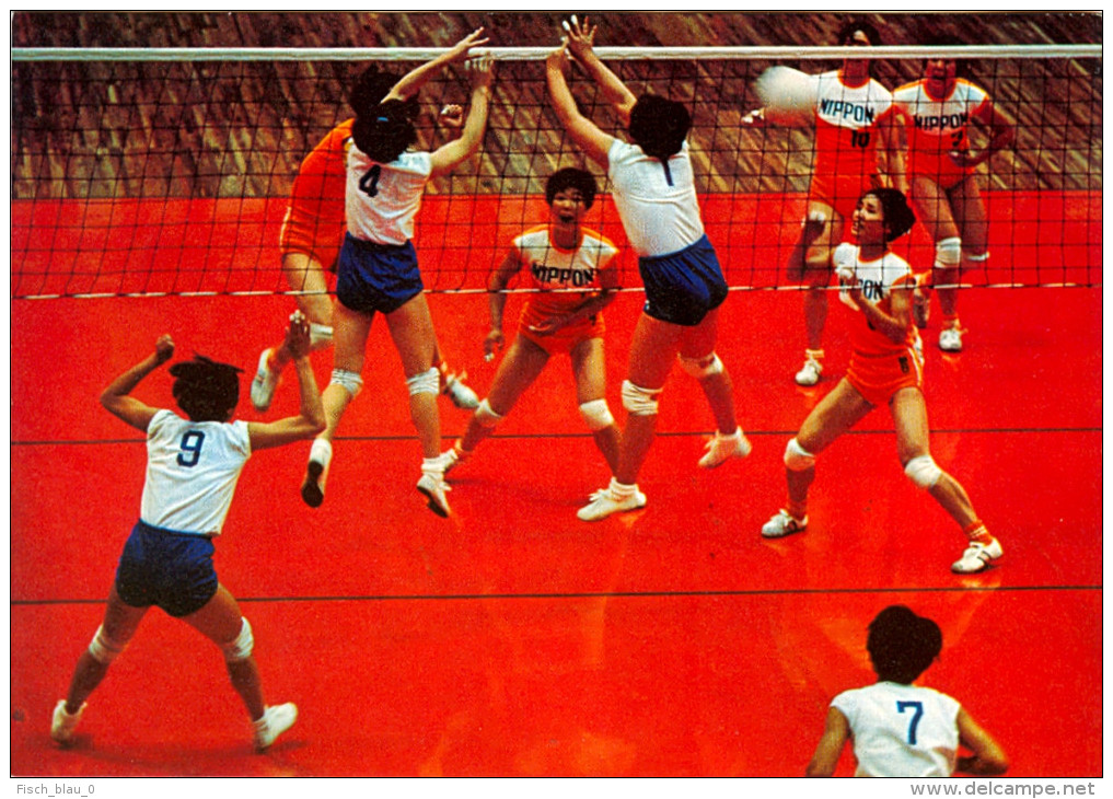 AK Sport Volleyball Japan Vs Südkorea Olympische Spiele Mexico 1968 Nippon South Korea Volley-ball Pallavolo Olympia IOC - Voleibol