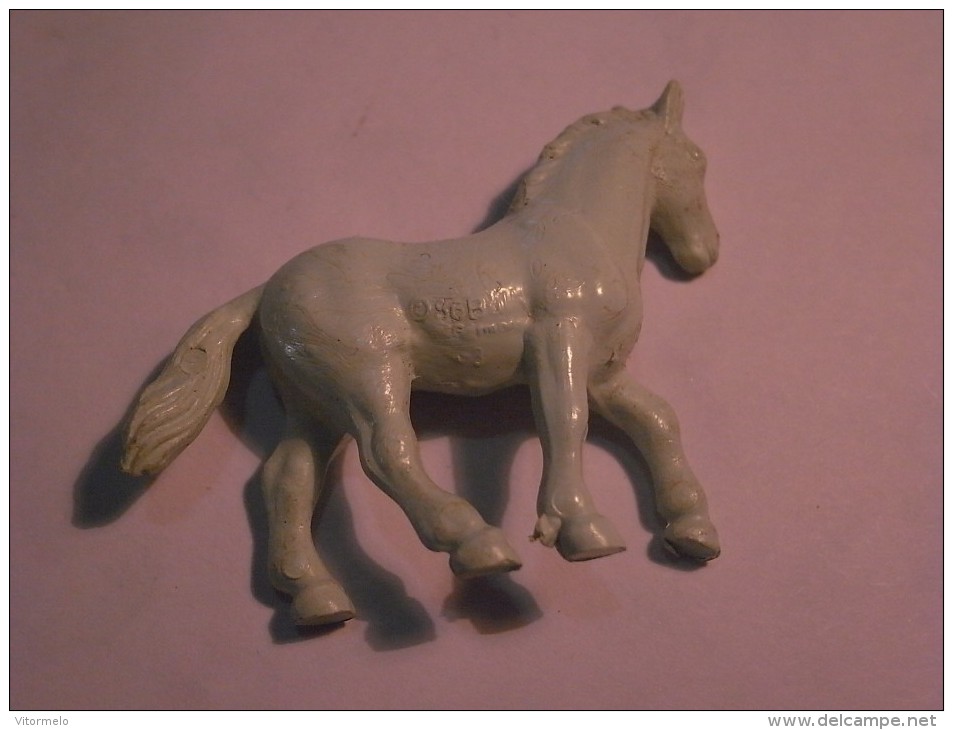 1 FIGURINE FIGURE DOLL PUPPET DUMMY TOY IMAGE POUPÉE - MONOCHROME HORSE BULLY 86 WEST GERMANY - Horses