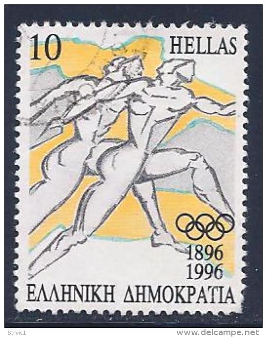 Greece, Scott # 1837 Used Olympic Runners, 1996 - Used Stamps
