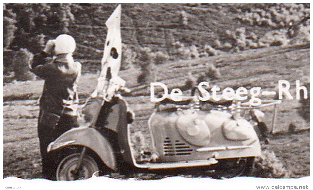 De Steeg-Rheden: PUCH RL 125 SCOOTER  - Bij De Posbank - 1963 - Gelderland / Nederland - Rheden