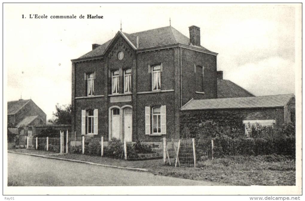 BELGIQUE - NAMUR - EGHEZEE - HARLUE - L'Ecole Communale. (n°1). - Eghezée