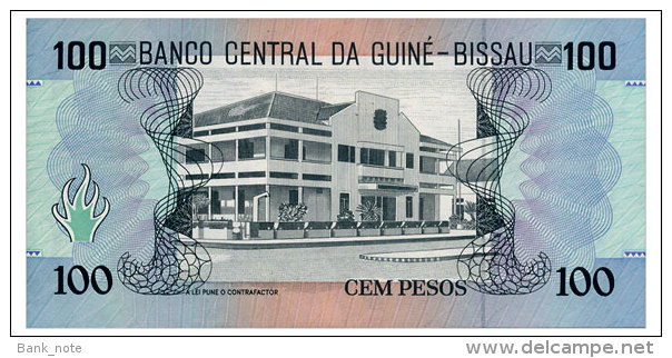 GUINEA-BISSAU 100 PESOS 1990 Pick 11 Unc - Guinea-Bissau