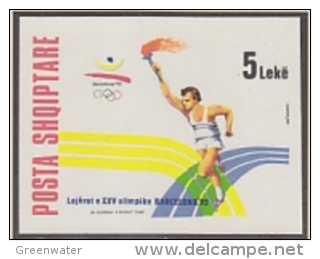 Albania 1992 Olympic Games Barcelona M/s ** Mnh (20311) - Summer 1992: Barcelona