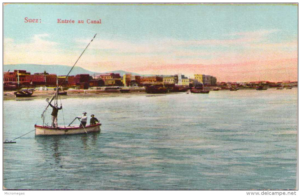 SUEZ - Entrée Au Canal - Suez