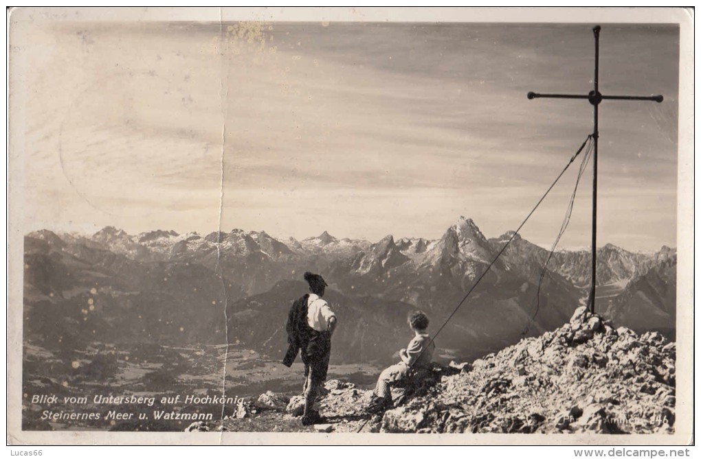 1930 CIRCA BLICK VOM UNTERSBERG AUF HOCHKONIG - Bischofswiesen