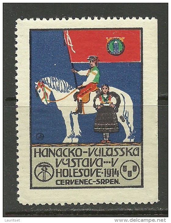 TSCHECHOSLOWAKEI 1914 Reklamemarke Vignette Holesove MNH - ...-1918 Vorphilatelie
