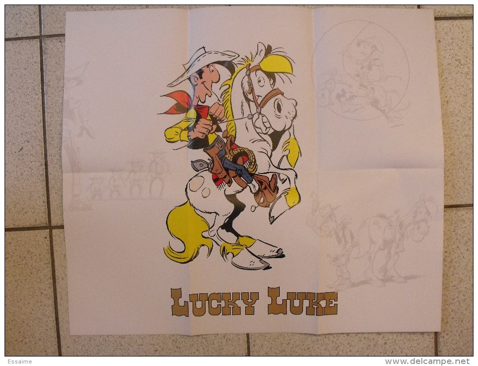 Lucky Luke. La mine d'or de Dick Digger. Morris. + Poster. 2011