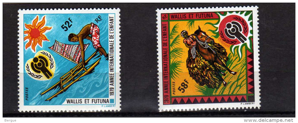 WALLIS ET FUTUNA N° 232/233 ** LUXE - Unused Stamps