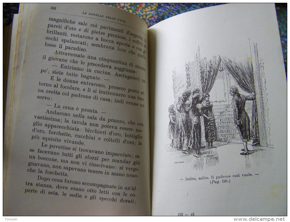 LA NOVELLE DELLE FATE FIABE DEI MIGLIORI AUTORI ITALIANI E STRANIERI 1929 FIRENZE Disegni CHIOSTRI - Livres Anciens