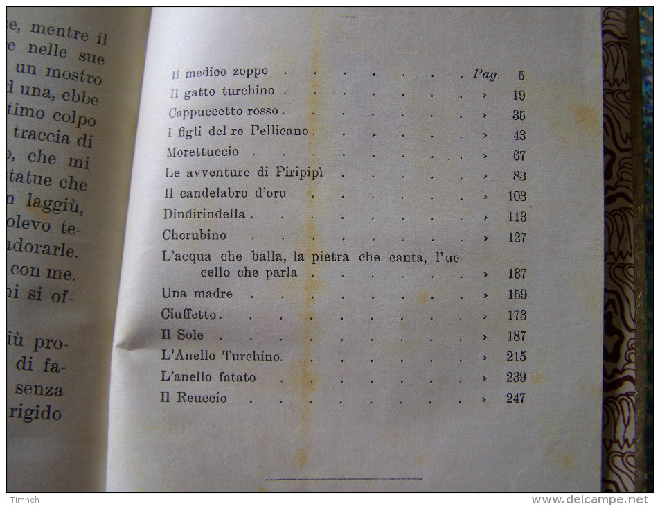 LA NOVELLE DELLE FATE FIABE DEI MIGLIORI AUTORI ITALIANI E STRANIERI 1929 FIRENZE Disegni CHIOSTRI - Oude Boeken