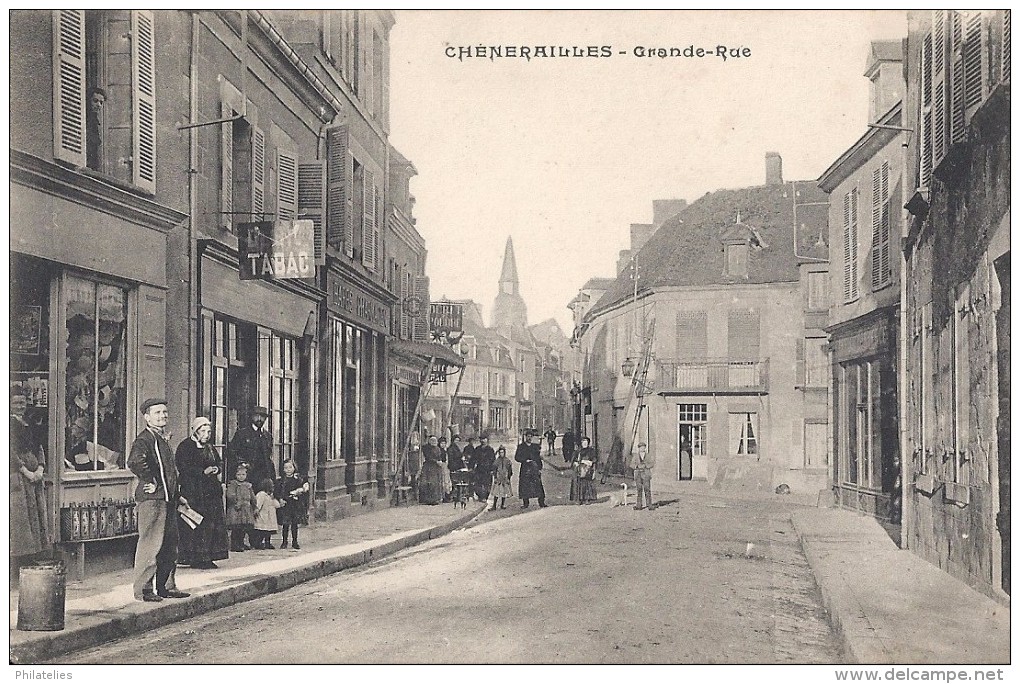 CHENERAILLES GRANDE RUE VOYAGEE - Chenerailles