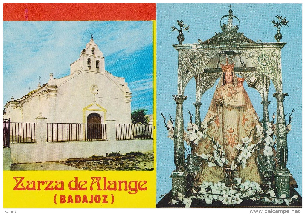 ZARZA DE ALANGE (Badajoz). Imagen E Iglesia De Nuestra Señora De Las Nives - Badajoz