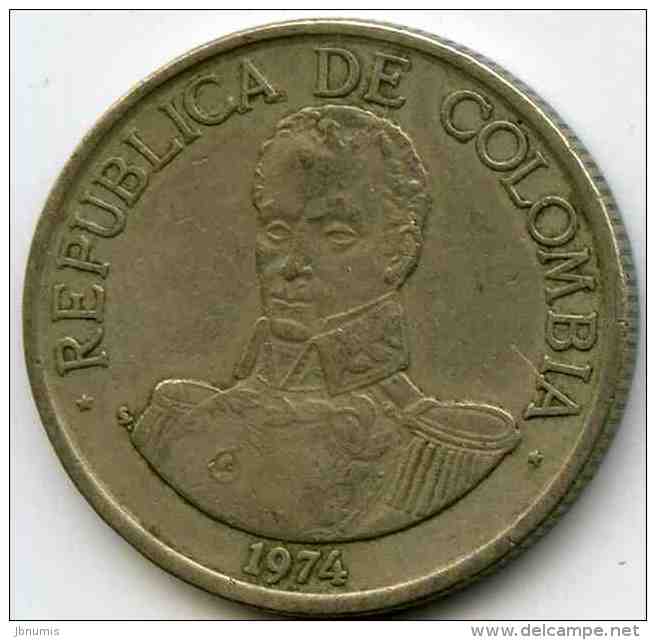 Colombie Colombia 1 Peso 1974 KM 258.1 - Colombia