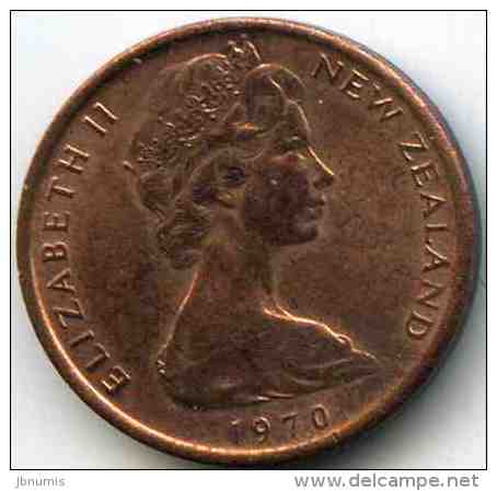 Nouvelle Zélande New Zealand 1 Cent 1970 KM 31.1 - Nieuw-Zeeland