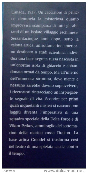 ART.Z – ARTICO DI JAMES ROLLINS  EDIZIONE SPECIALE PER LA REPUBBLICA 2006 COPERTINA RIGIDA CON SOVRACOPERTA LA BIBLIOTEC - Azione E Avventura