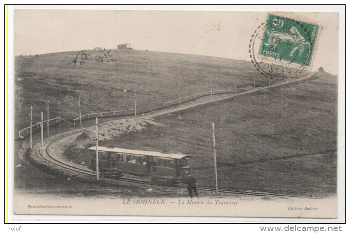 LE HOHNECK - La Montée Du Tramway -Cachet Perlé De LA SCHLUCH   (75989) - Autres & Non Classés