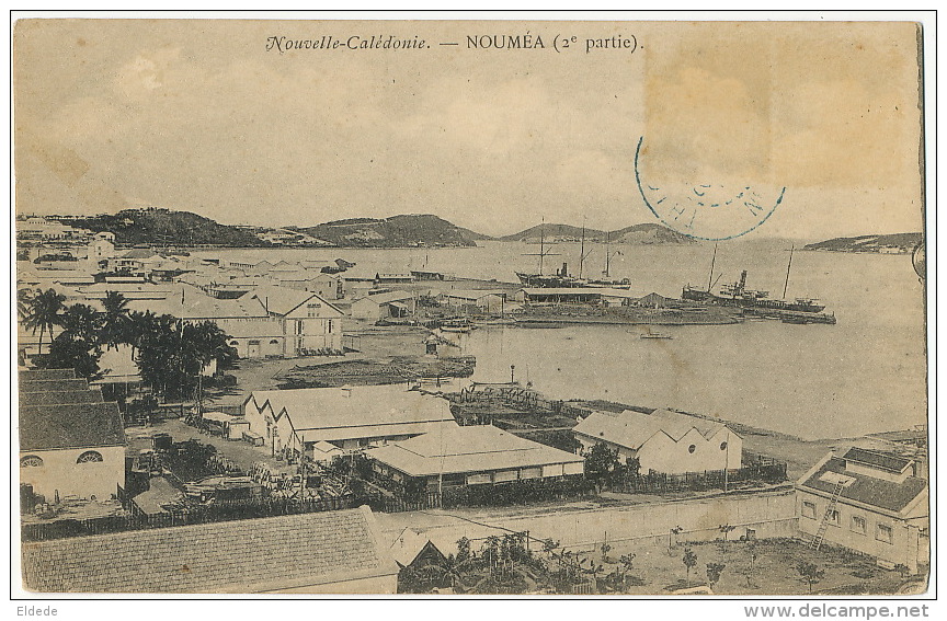 Noumea 2 Eme Partie Fernand Darras Thio  Pub Pour Cartes Postales De La Colonie Advert For Postcards - Nouvelle-Calédonie