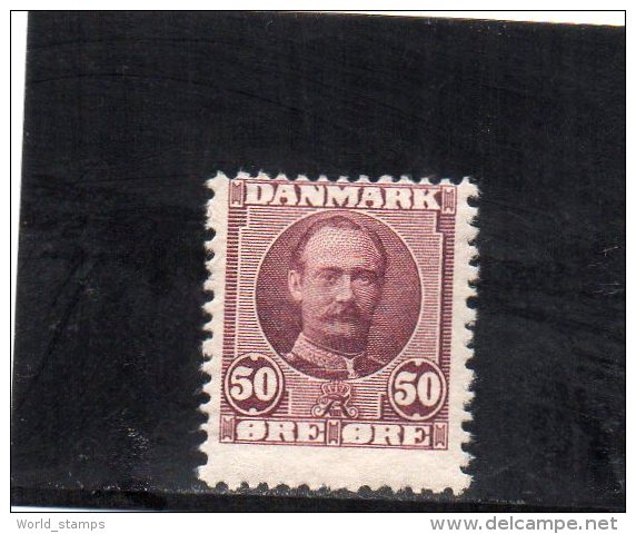 DANEMARK 1907-12 * - Ungebraucht
