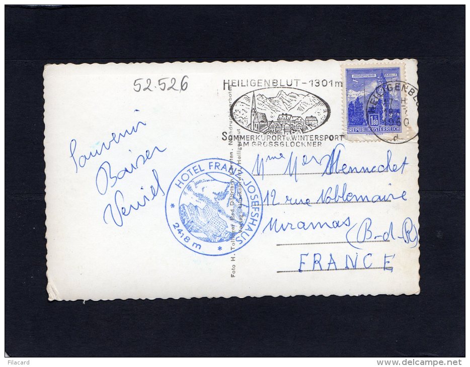 52526    Austria,    Grosslockner- Hochalpenstrasse,  VG  1960 - Altri & Non Classificati