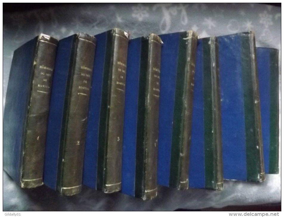 NAPOLEON * MEMOIRES DU DUC DE ROVIGO   8 Volumes.1828. - Sin Clasificación