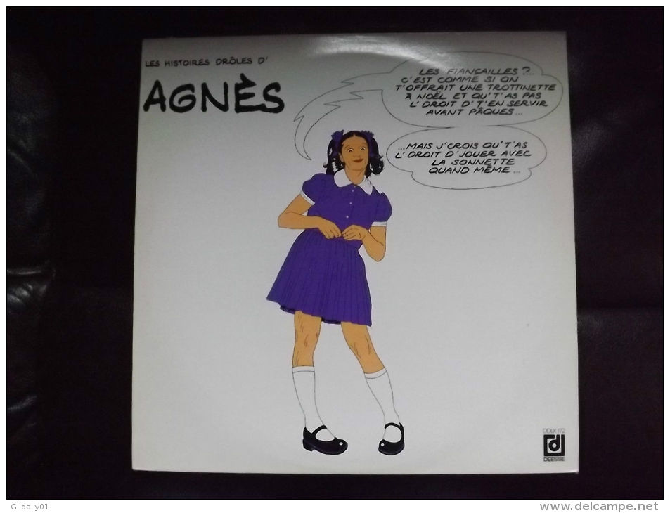 Album 33t/12\".LES HISTOIRES DROLES D'AGNES. - Comiques, Cabaret