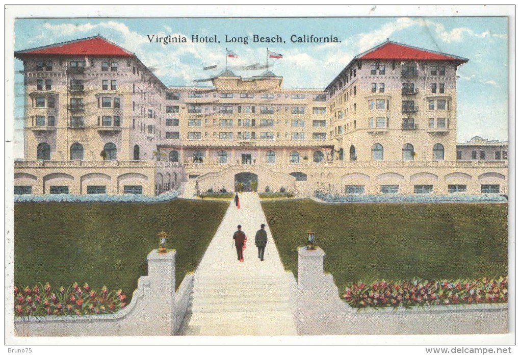 Virginia Hotel, Long Beach, California - 1920 - Long Beach