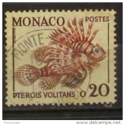 Monaco 1960 Pesce Fish Pterois Volitans - Oblitérés