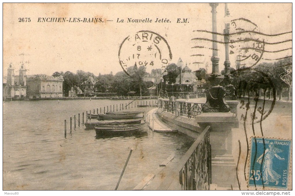 ENGHIEN-LES-BAINS - La Nouvelle Jetée -1924 - - Enghien Les Bains